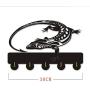 GFDEA Coat Racks Coat Hooks Lizard Unique Design Wooden Hanger Creative Gift Clothes Hat Key Hook/Coat Rack/Wall Hook Home Decoration Wall Stickers Kitchen Bathroom Towel Hook,Black Over Door Hooks