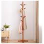 Angels home Coat Stand Clothes Rack Wooden Hooks Coat Racks Free Standing Coat and Hat Stand Tree Clothes Stand Entryway Hallway Coat Hanger