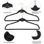 10Pcs Non Slip Velvet Suit Clothes Hangers Wardrobe Home Organizer 10Pcs Non Slip Velvet Suit Clothes Hangers Wardrobe Home Organizer
