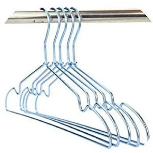 Golden Pink Aluminum Alloy Hanger for Clothes Strong Metal Shirts Dress Sun Top Hanger 20 Pieces/Lot,Blue