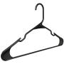 Black Notched Hangers - Clothes, Pants, Skirts, Sweaters - Set of 32