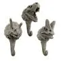 PANDA SUPERSTORE 3pcs Lifelike Dinosaur Fossils Skeleton Resin Wall Hooks Kids Room Decor Hooks for Key Coat Hanger PANDA SUPERSTORE 3pcs Lifelike Dinosaur Fossils Skeleton Resin Wall Hooks Kids Room Decor Hooks for Key Coat Hanger