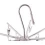 Stainless Steel Foldable Portable Home Outdoor Camping Travel Clothes Hanger Hook Shirts Sweaters Dress Drying Rack Underwear Hanging Dryer
