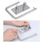 HOMEIDEAS Self Adhesive Toilet Paper Roll Holder brushed nickel Stick On Sticky Tissue Roll Hanger SUS304 Stainless Steel Bathroom Towel Dispenser HOMEIDEAS Self Adhesive Toilet Paper Roll Holder brushed nickel Stick On Sticky Tissue Roll Hanger SUS304 Stainless Steel Bathroom Towel Dispenser