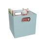 JJ Cole Heather Storage Box, 11-Inch, Blue