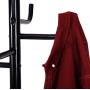 Cypressshop Coat Rack Black Metal Hat Hanging Rack Jacket Clothes Holder Steel Hanger Hall Stand Tree-Shaped Entryway Hallway Home Storage Organizer