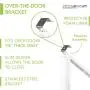 InstaHanger Closet Organizer, The Original Folding Drying Rack, Wall Mount, Includes &quotOver Door Bracket" For 1 3/8" Thick Doors Only