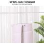 Drying Rack Spiral Shaped Hanger Rotating Quilt Drying Storage Rack Round Quilt Blanket Outside Indoor Clothes Hanger 2pcs