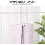 Drying Rack Spiral Shaped Hanger Rotating Quilt Drying Storage Rack Round Quilt Blanket Outside Indoor Clothes Hanger 2pcs Drying Rack Spiral Shaped Hanger Rotating Quilt Drying Storage Rack Round Quilt Blanket Outside Indoor Clothes Hanger 2pcs