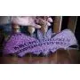 Antiqued Red Damask Ouija Spirit Board Hand Made Wooden Bat Home Decor Wall Plaque Hanger
