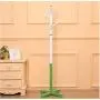 Wooden Children Clothes Hanger with 5 Hooks Pencil Shape Coat Rack Floor Standing Clothes Rack Folding Shelf for Kids 133cm Random Color