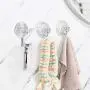 Suction Cup Hooks for Bathroom Razor Holder for Shower Bathroom Window Glass Loofah (3 Pack) Suction Cup Hooks for Bathroom Razor Holder for Shower Bathroom Window Glass Loofah (3 Pack)