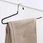 KYCPTNFJ 10 PCS 35cm Black Metal Hanger Pants Single Double Slip-Resistant Hangers for Clothes Racks KYCPTNFJ 10 PCS 35cm Black Metal Hanger Pants Single Double Slip-Resistant Hangers for Clothes Racks