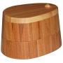 Totally Bamboo 20-2087 Double Salt Two Tier Storage Boxes with Swivel Lid