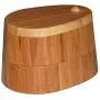 Totally Bamboo 20-2087 Double Salt Two Tier Storage Boxes with Swivel Lid