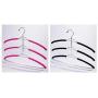 5pcs Random Color Organize Closet, Non Slip 3 Layers Strong Metal Hanger for Clothes Coats