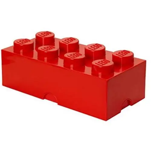 LEGO Red Storage Boxes Brick 8 Bright LEGO Red Storage Boxes Brick 8 Bright