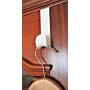 Over-The-Door Hook Pack of 2 White Plastic Hanger Coat Rack Towel Holder Door Mount Perfect Size for Bedrooms Kitchen Bathrooms Laundry Storage for Coats, Hats, Robes, Clothes Towels Bags Umbrellas