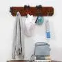 WZP Clothing Display Racks on The Wall Hanger,Living Room Bedroom Decorative Wood Coat Hanger Hooks Creative Coat Hook Solid Wood/A/As Shown