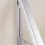 GGYDD Expandable Metal Wall Mount Drying Rack, Heavy Duty Folding Clothes Bar, Garment Rack Hanger Double Rail Closet Space Saver-a 32.5cm