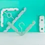 HJYPYJ Magic Hanger,Portable Magical Hangers,ABS Multifunction Hanger,Space-Saving Organizer Hangers, with Clip/Blue / 4 pcs