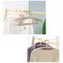 SAASNY Standard Plastic Hangers Adult Clothes Hangers,20 Pack,Thin Space Saving,Non-Slip Material,Simply Elegant,Nice Size for Adult Wardrobe/Closet/Cupboard,42 cm,Green Ideal for Home and Shops