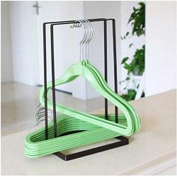 2pcs Iron Clothes Hanger Holder Space Saving Hanger Companion Rack Adult Children Hanger Stand Hanger Organizer for Home Laundry