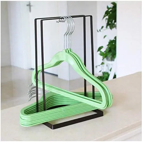 2pcs Iron Clothes Hanger Holder Space Saving Hanger Companion Rack Adult Children Hanger Stand Hanger Organizer for Home Laundry