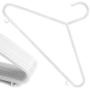HANGERWORLD 72 White 11.8inch Plastic Kids Coat Clothes Garment Pants Skirt Bar Baby Toddler Hangers