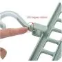 Home Storage Clothes Hanger Drying Rack Plastic Scarf Clothes Hangers Storage Racks Wardrobe Storage Hanger 10pcs Random Color