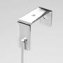 iDesign Classico Metal Over the Door Organizer, 6-Hook Rack for Coats, Hats, Robes, Towels, Bedroom, Closet, and Bathroom, 18.75" x 5" x 10.75", Chrome