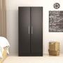 Prepac Elite Storage Cabinet 32" Wardrobe, Black