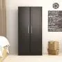 Prepac Elite Storage Cabinet 32" Wardrobe, Black