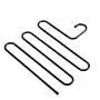 Yevison Hanger Pants Trousers Rack Scarf Closet Hangers Saver Storage Rack for Clothes Towel Scarf Trousers Tie Black Practical and Useful