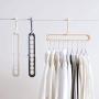 Vosarea 9 Holes Clothes Hanger Plastic Clothing Storage Racks Wardrobe Coat Hook Holder 5pcs Vosarea 9 Holes Clothes Hanger Plastic Clothing Storage Racks Wardrobe Coat Hook Holder 5pcs