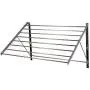 brightmaison Clothes Laundry Drying Rack Heavy Duty Stainless Steel Wall Mounted Folding Adjustable Collapsible Space Saver 6.5 Yards Drying Capacity Fully Assembled