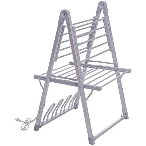 Tangkula Towel Warmer Foldable Free Standing Multifunction Clothes Towels Shoes Drying Rack for Home Bathroom Space Saving Towel Heater Hanger (26" L x 24" W x 39" H) Tangkula Towel Warmer Foldable Free Standing Multifunction Clothes Towels Shoes Drying Rack for Home Bathroom Space Saving Towel Heater Hanger (26" L x 24" W x 39" H)