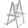 Tangkula Towel Warmer Foldable Free Standing Multifunction Clothes Towels Shoes Drying Rack for Home Bathroom Space Saving Towel Heater Hanger (26" L x 24" W x 39" H)
