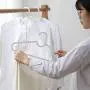 Household Non-Slip Hangers Plastic Seamless Clothes Hangers Windproof Childrens Hangers (1 Pcs),S