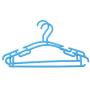 ajzdnzvr 10PCS Plastic Hangers - Clothes Coat Trouser Bar Baby Toddler Childrens Hangers,5 Colors