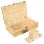 Muti-purpose Tea Storage Box, 100% Bamboo 16 Grid Adjustable Tea Bag Holder Organizer with Latching Lid, Detachable Partition, Perfect for Tea Lovers, Natural Color(7.48"X12.48"X3.54") Muti-purpose Tea Storage Box, 100% Bamboo 16 Grid Adjustable Tea Bag Holder Organizer with Latching Lid, Detachable Partition, Perfect for Tea Lovers, Natural Color(7.48"X12.48"X3.54")