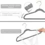 MIZGI Premium Kids Velvet Hangers (Pack of 50) 14" Wide with Copper/Rose Gold Hooks,Space Saving Ultrathin,Nonslip Hangers use for Petite Junior Childrens Skirt Dress Pants,Clothes Hangers (Gray-01) MIZGI Premium Kids Velvet Hangers (Pack of 50) 14" Wide with Copper/Rose Gold Hooks,Space Saving Ultrathin,Nonslip Hangers use for Petite Junior Childrens Skirt Dress Pants,Clothes Hangers (Gray-01)