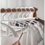 HongTeng Seamless Hanger Clothes Hanging Household Plastic Non-Slip Clothes Drying Clothes Support (Size : 20)