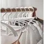 HongTeng Seamless Hanger Clothes Hanging Household Plastic Non-Slip Clothes Drying Clothes Support (Size : 20)