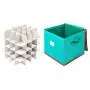 Joiedomi Christmas Ornament Storage Boxes with Adjustable Dividers, Hold Up to 64 Ornaments Balls (13” x 13” x 13.5”)