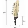 Zhi Jin 3 Hook Resin Guitar Shape Towel Clothes Wall Hangers Rack Vintage Hooks Set Decoration