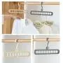 Lioder Nine Holes Hanger Multifunctional Hanger Dry and Wet Clothes Non-Slip Hanger Suit Hangers