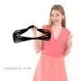 MIZGI Premium Velvet Hangers (Pack of 30) Heavyweight - Non Slip - Velvet Suit Hangers Black - Copper/Rose Gold Hooks,Space Saving Clothes Hangers (Black)