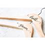 Personalized, Engraved Wedding Dress Hanger by Left Coast Original