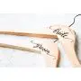 Personalized, Engraved Wedding Dress Hanger by Left Coast Original Personalized, Engraved Wedding Dress Hanger by Left Coast Original